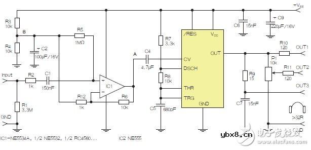 基于555定时器的D类耳机驱动实用放大电路设计