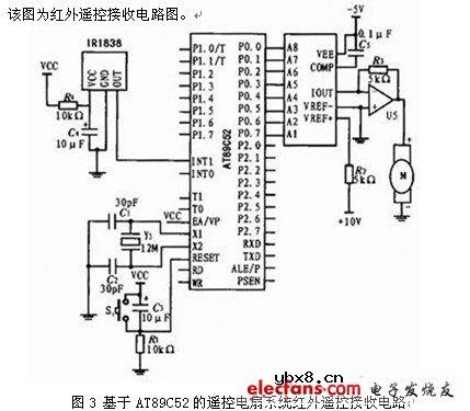 红外遥控接收电路图