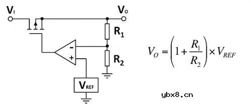 如何使用电阻来调节电源输出并保护电源不出故障？