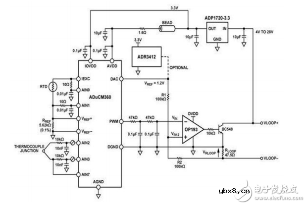 环路供电型热电偶温度测量电路设计