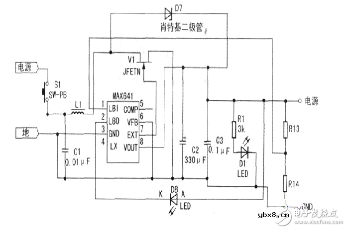 激光检测指示装置系统电路设计