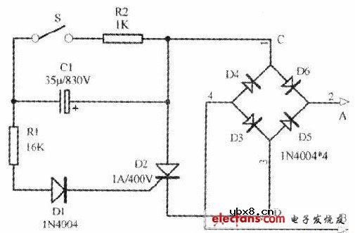 实用的自动延时照明开关电路
