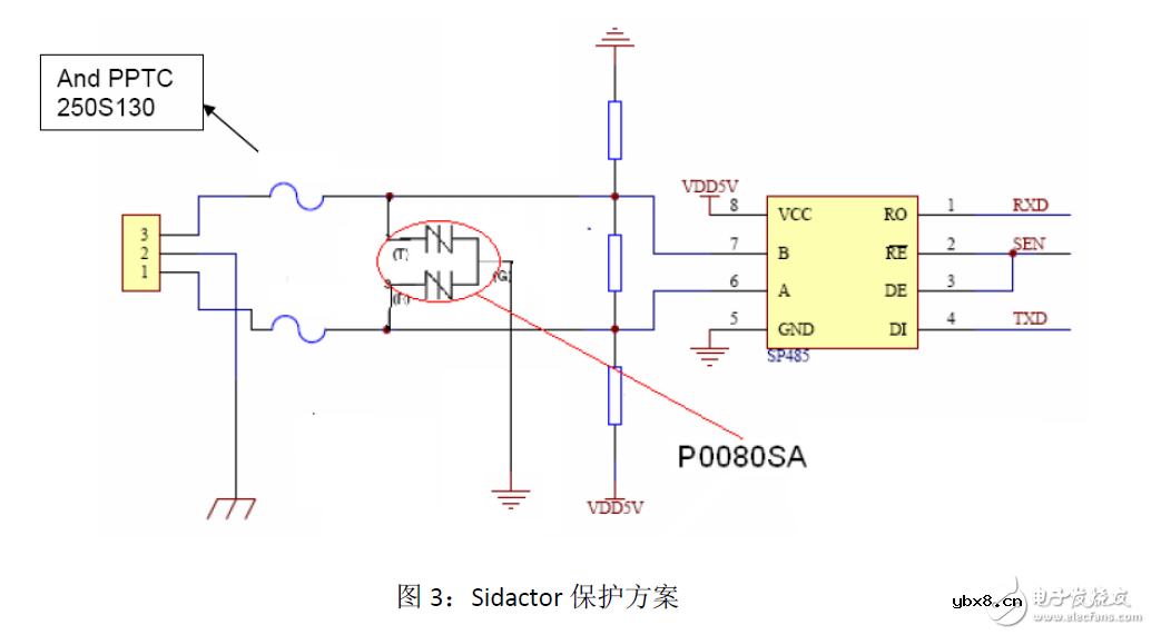 RS-485在多功能电能表中的防雷电路设计