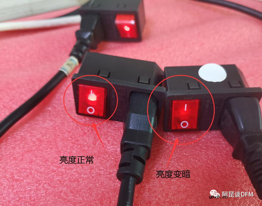 关于带灯电源开关里面用的发光二极管批示灯的问题解答