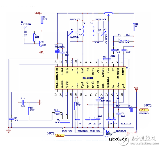 无线发送与接收呼叫系统电路设计 —电路图天天读（44）