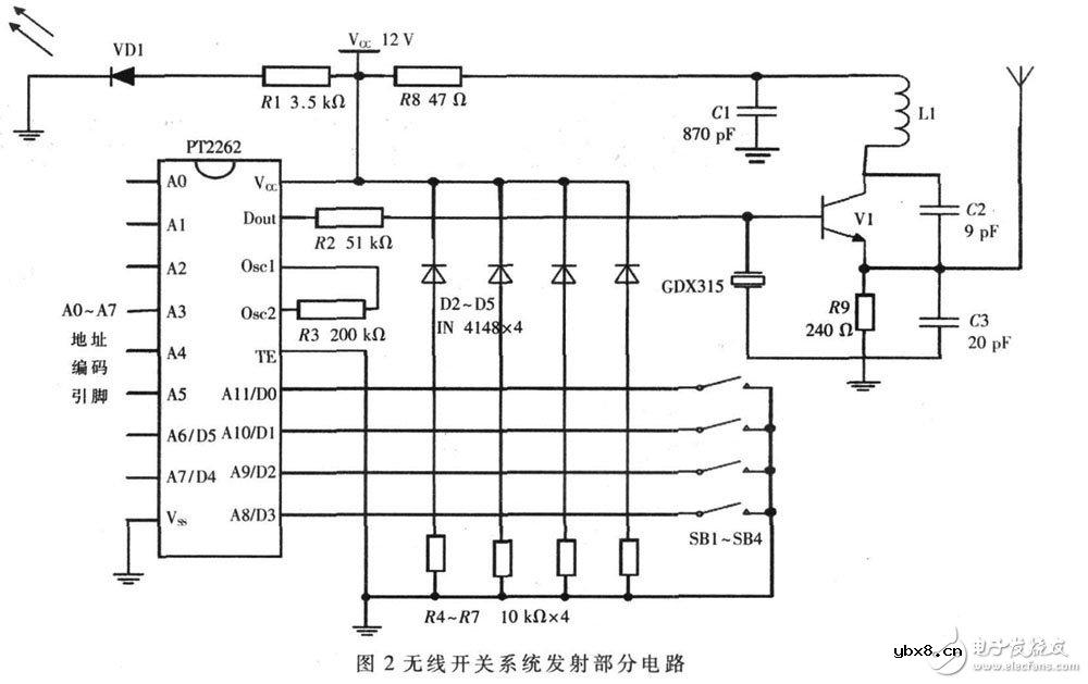 智能家居照明控制开关发射与接收电路模块设计