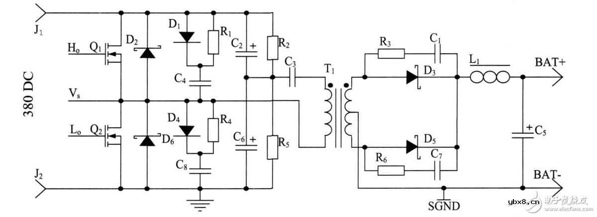 智能充电系统电路模块设计图