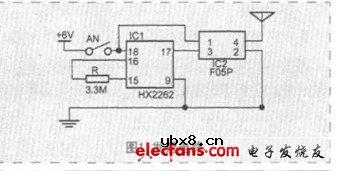 几乎不耗电的遥控门铃设计
