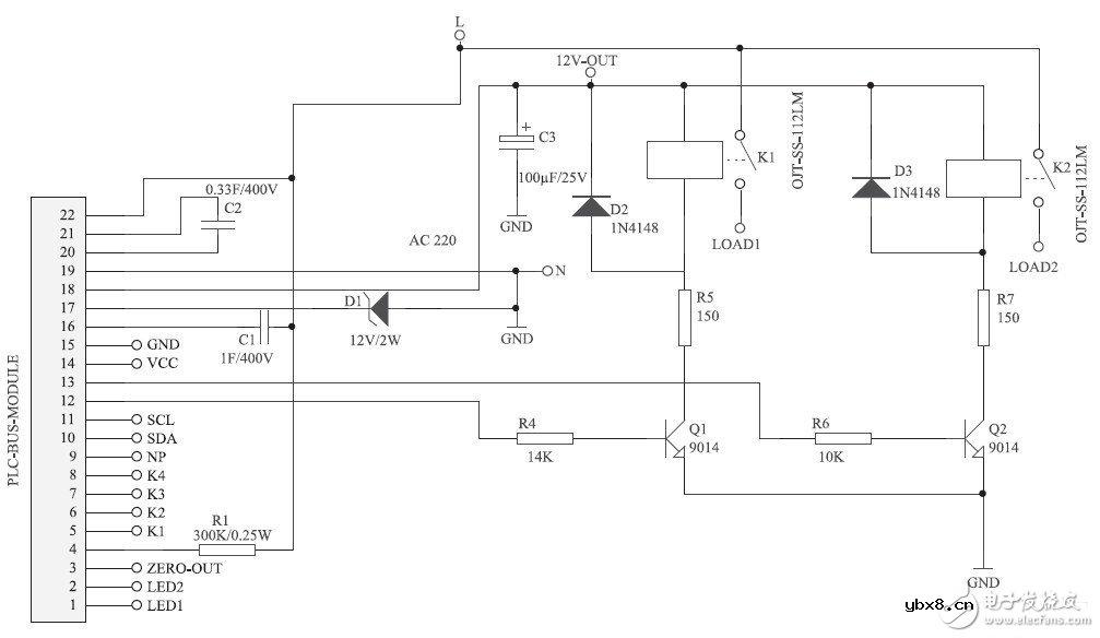 教室智能照明控制系统电路设计 —电路图天天读（74）