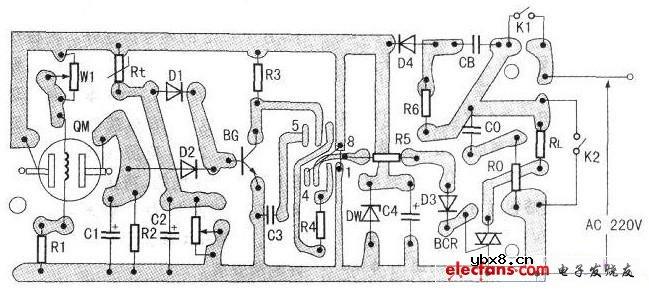 简单便利的换气扇开关自动控制装置