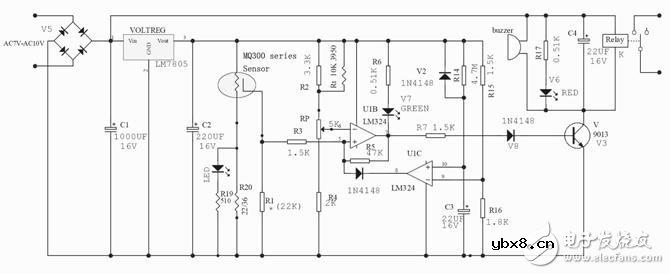 酒后驾驶自动保护系统电路设计