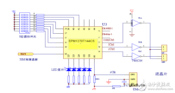 可穿戴立体眼镜电路模块原理分析