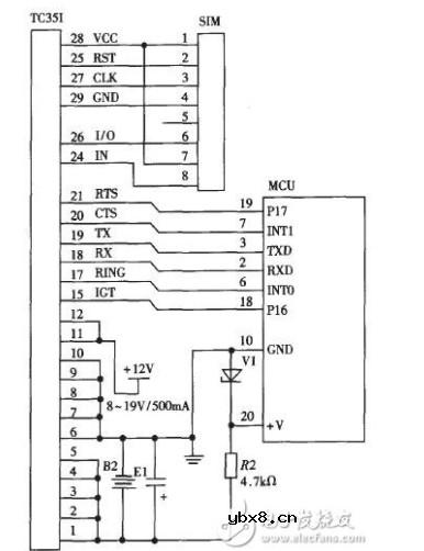 采用TC35I无线数据传输与GSM通信模块电路设计