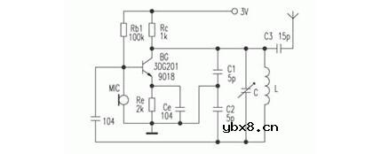 简易无线话筒电路图（七款无线话筒电路图）