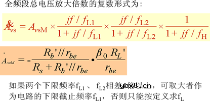 三极管基本放大电路的频率响应