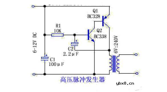 高压脉冲发生器电路图大全（六款等效电路/电子灭虫灯/脉冲发生器产生）