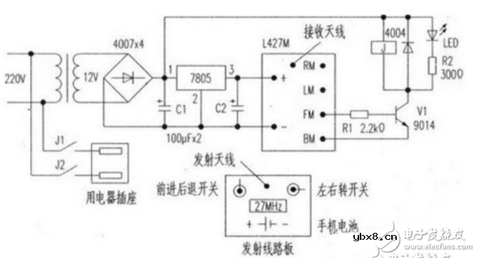 无线遥控车电路图大全（四款无线遥控车电路设计原理图详解）