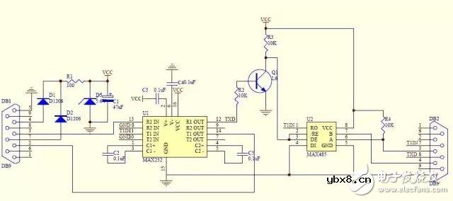 讲述三种RS232转RS485电路设计 —电路图天天读（254）