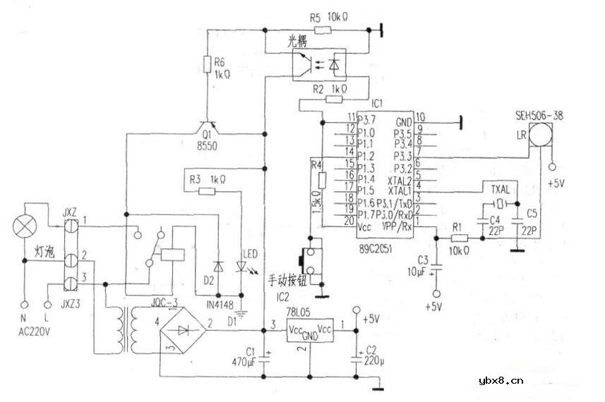 自制电灯遥控开关电路详细介绍（两款电灯遥控开关电路）