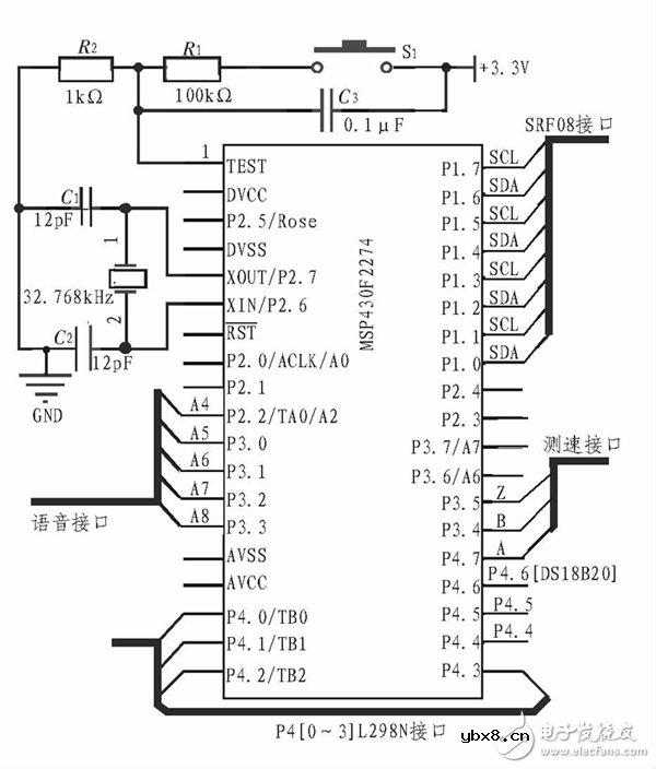 智能小车主控系统电路设计图剖析 —电路图天天读（218）
