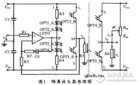 光电隔离电路设计方案（六款基于光耦、AD210AN的光电隔离电路图）
