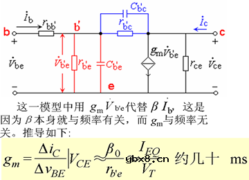 三极管基本放大电路的频率响应