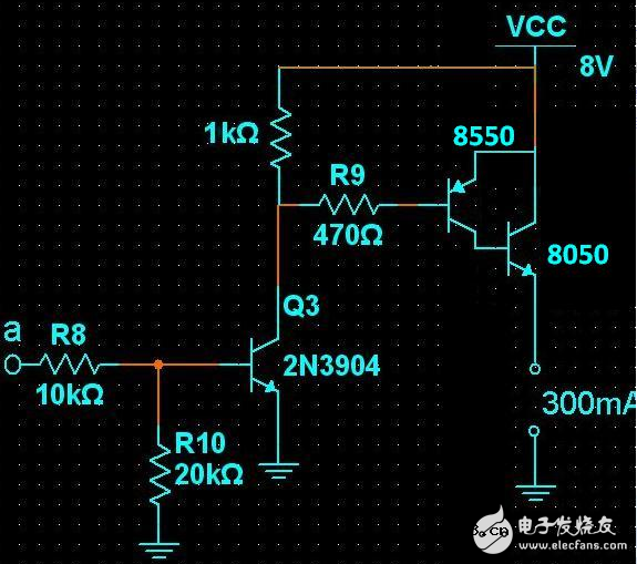 8550三级管开关电路图大全（四款8550三级管开关电路设计原理图详解）