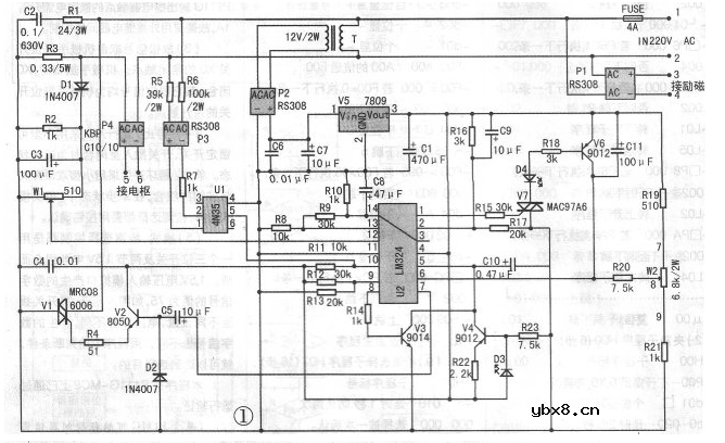 直流电机调速器电路图