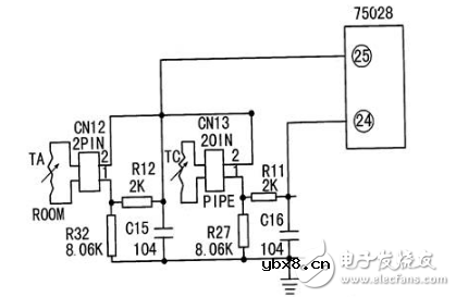 空调温度检测电路图大全（中央空调/传感器温度检测电路详解）