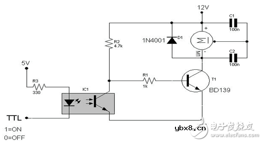 光电耦合直流控制电路及其应用