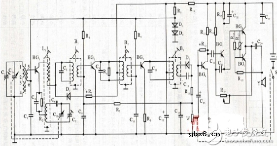 超外差收音机电路图大全（五款超外差收音机电路设计原理图详解）
