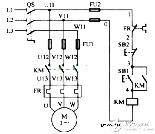 电动机自锁控制电路图大全（三相异步/自锁正转控制电路图详解）