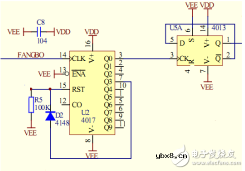 cd4013产生的方波发生器电路