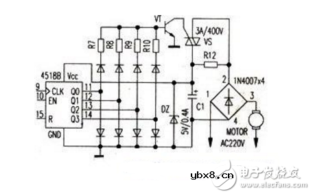 可控硅调速器电路图
