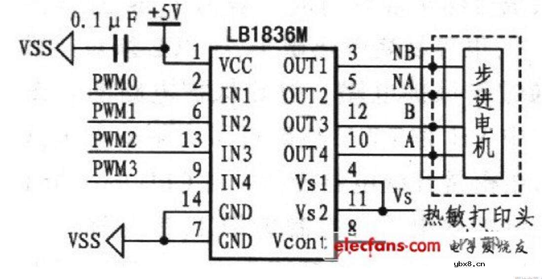 步进电机驱动电路图大全（六款二相步进电机/三相反应式/LT2221驱动电路）