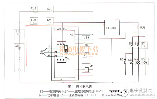电动叉车控制器电路图大全（稳压电源/有刷控制器/89C2051控制器）