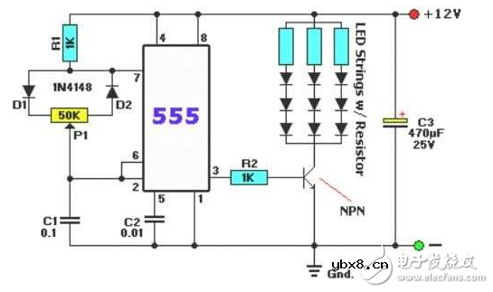 无极调光台灯电路图大全（脉宽调制/LS7232/红外遥控调光电路）