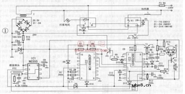 九阳豆浆机的使用方法_九阳豆浆机常见故障_九阳豆浆机维修电路图