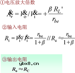 三极管基本放大电路的三种组态