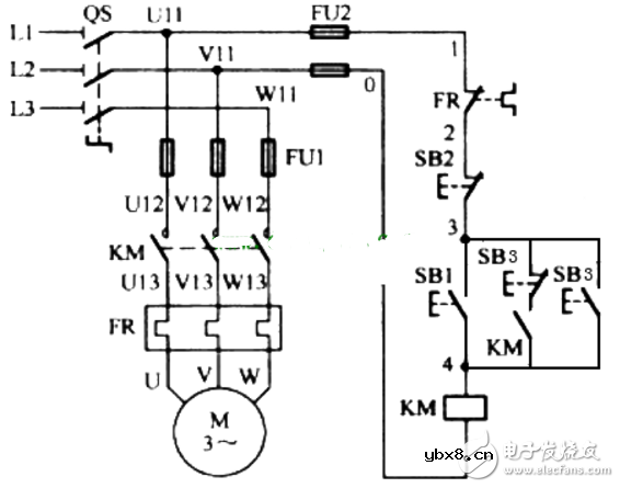 电动机自锁控制电路图大全（三相异步/自锁正转控制电路图详解）