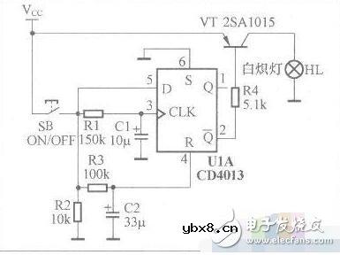 基于CD4013实现的一按键双功能电路详解