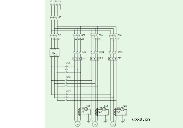 一拖三软启动器控制图(四款一拖三软启动器控制电路图)