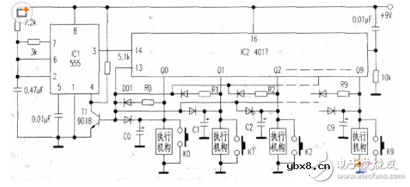 轻触自锁开关电路图大全（自锁互锁电子开关/双自锁轻触开关电路）