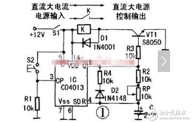 cd4013单稳态电路