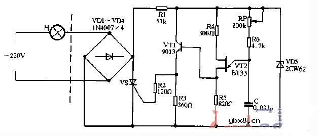 单向可控硅光控电路图大全（四款模拟电路设计原理图详解）
