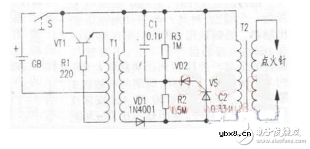 燃气灶脉冲点火器原理