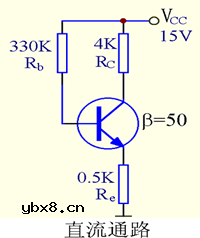 基本共射极放大电路电路分析