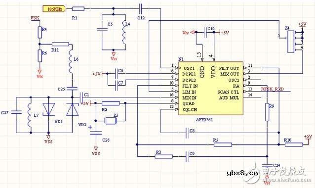 揭秘MC3361+MCU低速通信系统电路 —电路图天天读（190）
