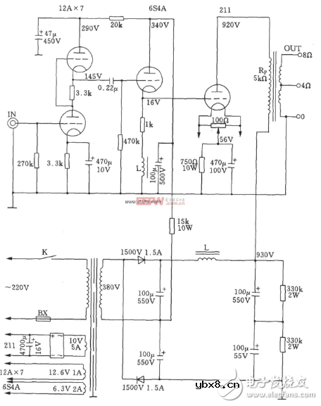 211电子管功放电路图大全（八款模拟电路设计原理图详解）