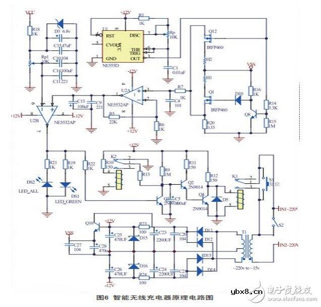 电磁感应式无线充电器电路设计—电路图天天读（251）